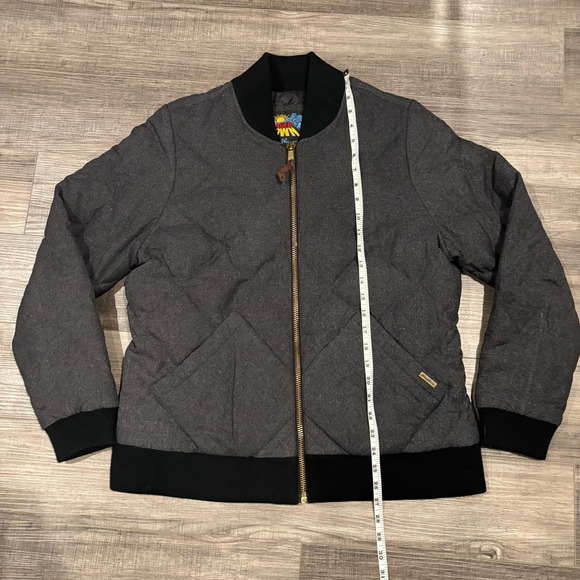 Eddie Bauer 1936 Skyliner Model Jacket Bauer Down Women's XL Gray Quilted - Picture 6 of 10